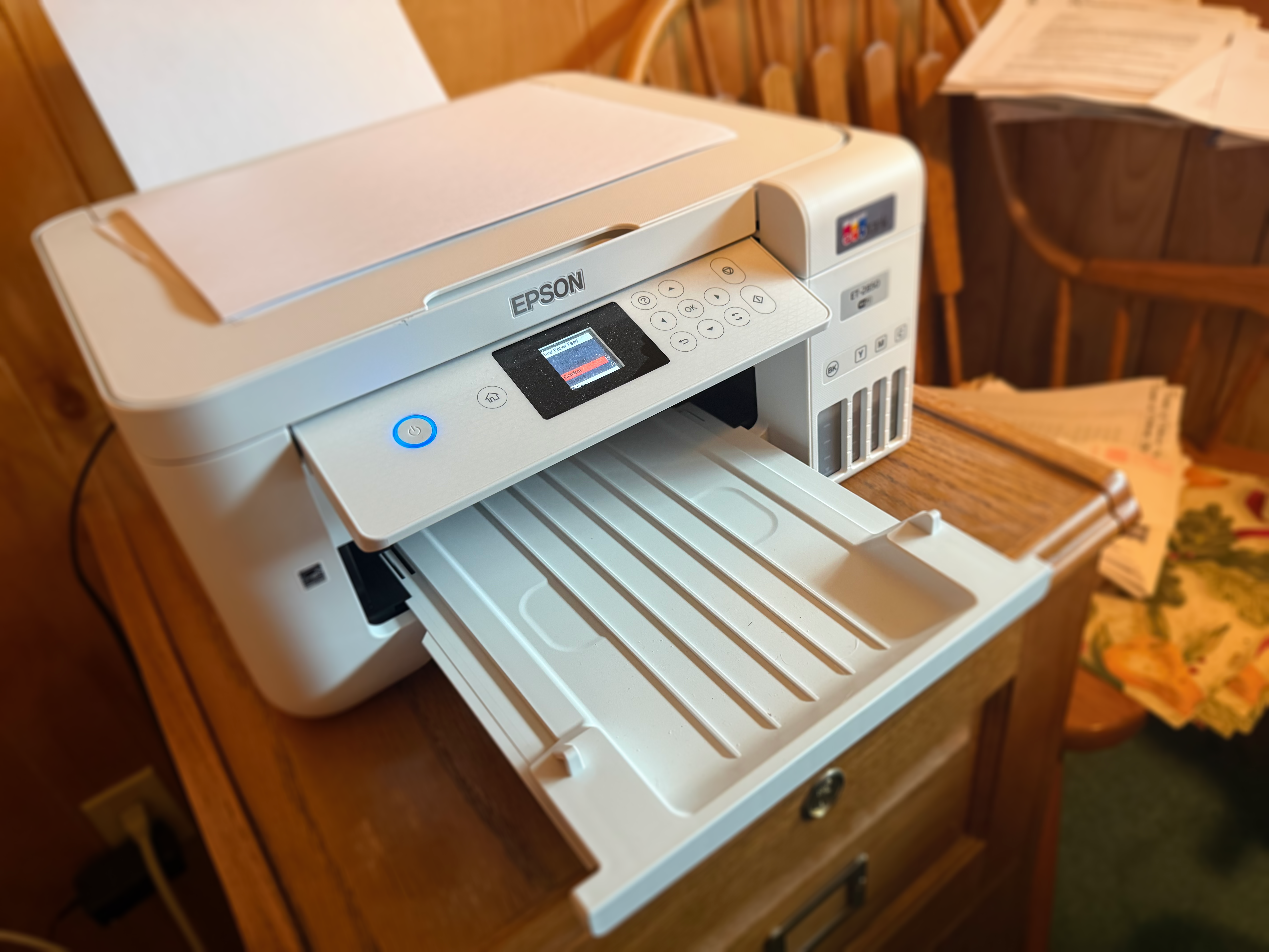 A client said their Epson printer was skipping lines, so we fixed it within an hour and for an affordable price.